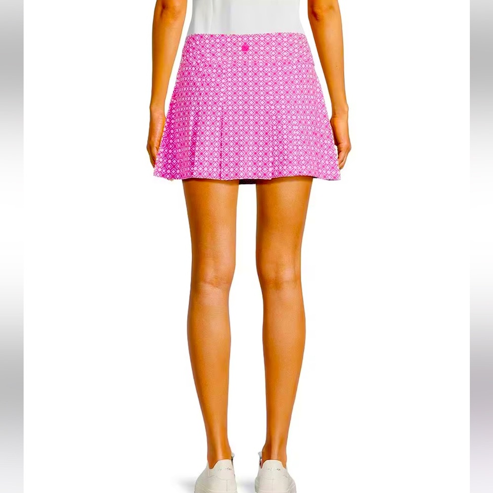 NWT Lily Pulitzer UPF 50+ Luxletic Malaga Skort Passion Fruit Pink Butterfly S - Picture 4 of 8